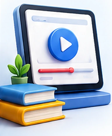 Interactive digital lesson illustration